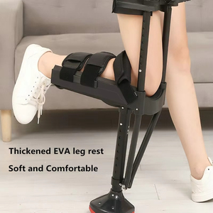 <span class=keywords><strong>Andador</strong></span> Telescópico de Una Sola Pata, Soporte para Caminar sin Manos, Bastón para Rodilla, Muleta de Apoyo para Movilidad de Pierna y Rodilla - Product Image 5