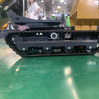 Mini-dumper sur chenilles YH-1200, camion benne de 1200 kg, machine à déchargement hydraulique autonome pour usage agricole et de jardinage