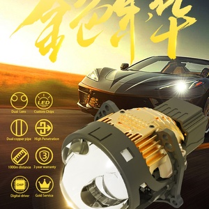 Sanvi Factory LK12 Pro Bi LED Lens 3 Inch Car Headlamp for Super Bright Low & High Beam 12V - Product Image 2