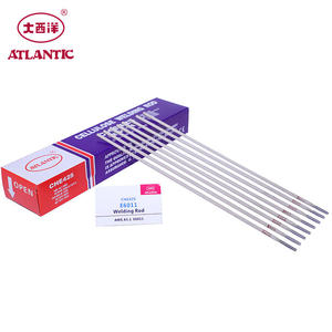 Électrodes de soudage 6011 de qualité supérieure, fabriquées en Chine par ATLANTIC, une usine réputée. - Product Image 1