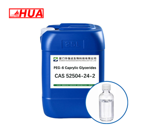HUA <span class=keywords><strong>PEG</strong></span>-<span class=keywords><strong>6</strong></span> แคปริลิก/คาปริก กลีเซอรีดส์ CAS 127281-18-9 เกรดเครื่องสำอาง - Product Image 2