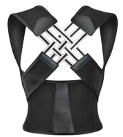 Correcteur de posture dorsal pour femmes et hommes, respirant, réglable, soutien lombaire, redresseur d'épaules, soutien complet du haut du dos