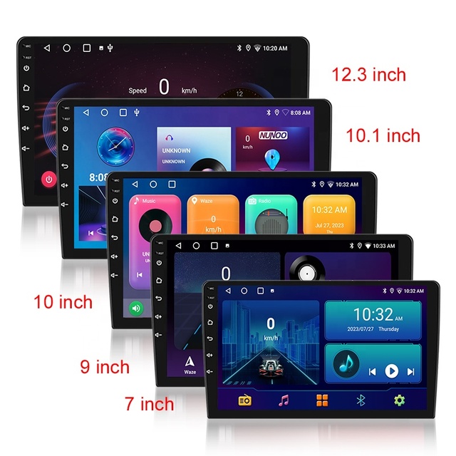 TS7 Android 12.0 Universal Car Radio Touch Screen Mp5 DVD Multimedia Player 7/9/10 Inch GPS Navigation