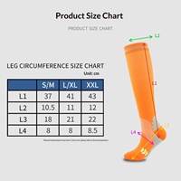 Chaussettes de compression montantes respirantes en tricot avec logo personnalisé pour hommes et femmes, idéales pour la course printanière et le football