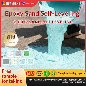 Water-based Epoxy Colored Floor <b>Paint</b> That Mimics Marble, with <b>Waterproof</b>, Stain-resistant and Wear-resistant Properties - Product Image 6