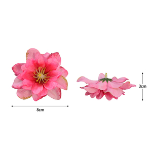Pivoines en soie artificielle prix d'usine décoration de mariage arche murale et gâteau de table déco fausse tête de pivoine en soie - Product Image 5