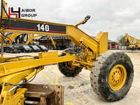 Niveleuse à moteur Caterpillar CAT14G d'occasion, haute efficacité, modèle original CAT 14G 12G, matériel de construction d'occasion, niveleuse de terrain
