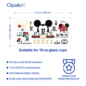 Gobelet isotherme rétro de luxe, imperméable et durable, 16 oz, UV pour l'impression par transfert, autocollants, large choix de matériaux de conception - Product Image 2