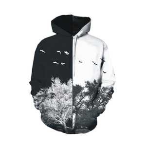 Sudadera con capucha de poliéster y algodón 100% para hombre, temporada de invierno, alta calidad, diseño sólido, sublimación personalizada, cuello con capucha - Product Image 1