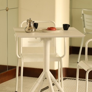Nuovo ufficio di fascia alta mobili per il tempo libero pieghevole caffè per Hotel zona tempo libero tavolo da pranzo impermeabile uso esterno - Product Image 3