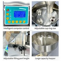 Nouvelle machine de remplissage semi-automatique à doseur de granulés pour poudres alimentaires, snacks, noix, grains de café – Prix abordable