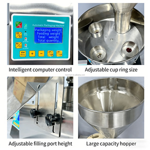 Nuevo Modelo de Máquina Envasadora Cuantitativa Semiautomática con Taza Medidora para Polvo de Alimentos, Snacks, Nueces, Granos de Café, Económica - Product Image 5