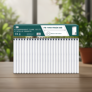 Tubo Fluorescente T5 14W 54.9cm 3000K Blanco Cálido Paquete de 25 - Product Image 2