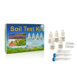 Kits de teste de solo 5 em 1, teste para amônia nitrogênio ph fósforo potássio