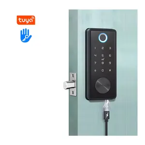 Deadbolt An Toàn Kỹ Thuật Số Hai Mặt Ngoài Trời Mới Nhất Cửa Trượt Thông Minh Khóa Vân Tay Cho Gia Đình