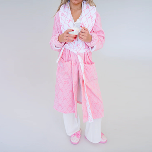 Vestaglia di Lusso <span class=keywords><strong>da</strong></span> Donna Hongbo a Maniche Lunghe con Vita Elasticizzata, Leggera, 100% Cotone Organico, Personalizzabile - Product Image 3