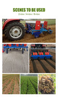 Vente en gros usine Shuliy Semoir à arachides 6 rangs avec fertiliseur, portée de travail 1800 mm pour tracteurs 40-100 CV