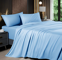Parure de draps en Lyocell Régulateur de Température Effet Rafraîchissant Écologique Certifié OEKO-TEX Sain pour Tous les Âges Effet Soie – Offre Spéciale