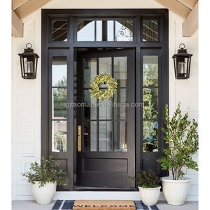 Puerta Doble de Madera de Alta Calidad, Diseño Moderno, Impermeable, para Entrada Principal de Villa, Puerta Exterior Principal - Product Image 5
