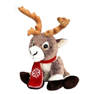 Noël rennes en peluche jouet animal doux peluche <span class=keywords><strong>caribou</strong></span> animaux décoration fournitures - Product Image 2