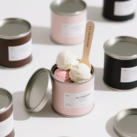 Tarros Cilíndricos de Papel Reciclado, Biodegradables y Ecológicos, Personalizados con Impresión a Cuatro Colores y Estampado en Caliente para Envasado de Alimentos