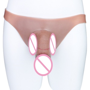 FAAK Silicone Form Penis Extender Pants Delay Ejaculation Cock Enlargement Sex Stimulation Enhancer Penis Extender for Couples - Product Image 4
