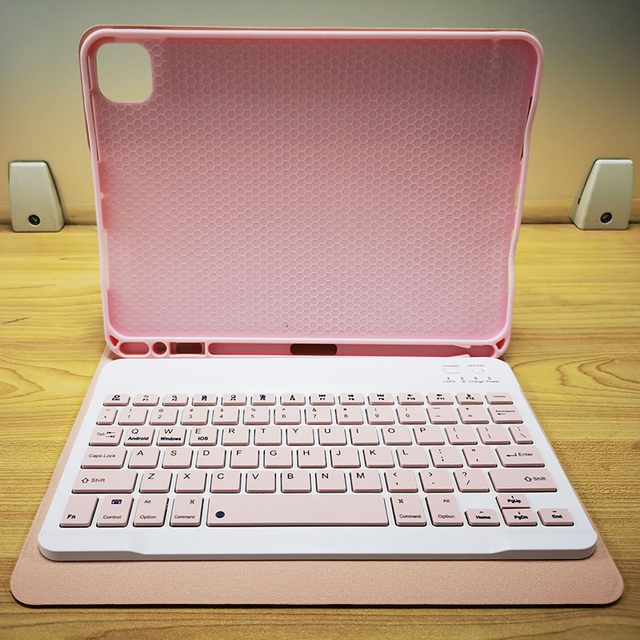 Wireless Keyboard PU Leather TPU Tablet case for iPad Pro 11 Inch 2024 M4 A2836 Protective Cover Built in Pencil Slot