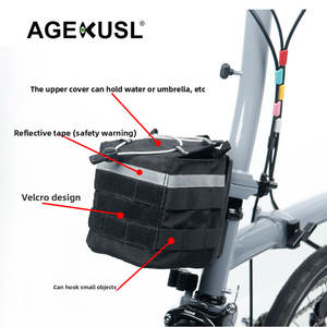 AGEKUSL Mini sac de transport avant tactique pour vélo <span class=keywords><strong>Brompton</strong></span> Aceoffix Bicycle - Product Image 5