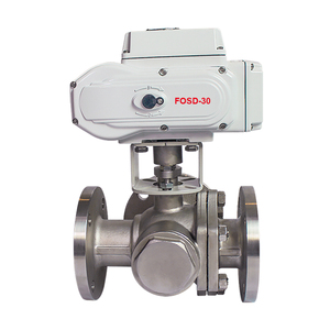 Válvula de Bola de Tres Vías de Acero Inoxidable para Agua, Personalizable OEM, DN50-100 - Product Image 3