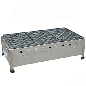 Nouvelle Arrivée Machine à Takoyaki Multifonctionnelle à Gaz Antiadhésive, <span class=keywords><strong>Gaufrier</strong></span> à Boulettes de Poisson, Gril Japonais à Boulettes de Poulpe à 3 Plaques en Promotion - Product Image 3