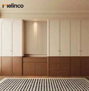 Armoire de chambre à coucher moderne Melinco, matériau WPC, <span class=keywords><strong>design</strong></span> écologique, portes personnalisables, meubles de maison de haute qualité - Product Image 3