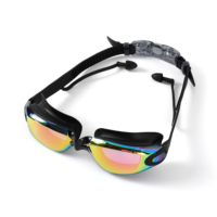 Lunettes de natation anti-buée avec lentilles PC, joint en silicone étanche, vision sous-marine claire, anti-rayures, fournisseur en gros