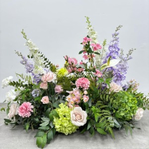 Super <strong>Big</strong> 80cm Aisle Flower for Wedding Arrangement Supplies Custom Larkspur <strong>Eucalyptus</strong> Leaves Design Road Guide Flower - Product Image 6