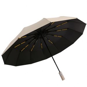 Paraguas de Negocios con Logotipo Personalizado, de 27 Pulgadas, con Varilla Recta, Automático, Mango Largo, Resistente al Viento, Regalo Empresarial, Publicitario, para Lluvia - Product Image 2