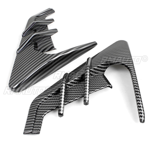 1 Paire de caches d'aération latéraux de pare-chocs aspect carbone pour Tesla Model 3 (21-22) et Model Y (20-22) avec protection de caméra - Product Image 4