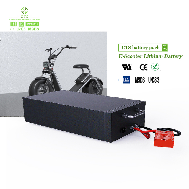 60V 50Ah 100Ah Lithium Ion Battery for Electric Motorcycle High Capacity with 1800+ Cycles