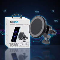 Chargeur sans fil pour voiture 15W, support magnétique puissant pour grille d'aération, support de téléphone