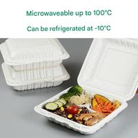 Ensemble de récipients pour riz biodégradables, recyclables, compatibles micro-ondes et réfrigérateur, type chafing dish pour buffet, modernes, jetables, 1000ML PP +