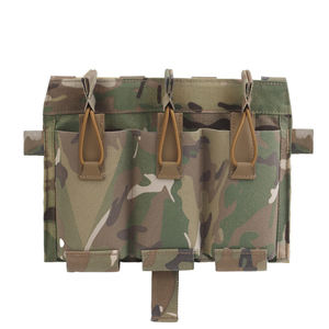 Nylon <b>Tactical</b> <b>Vest</b> Magazine Bag Chest Hanging Molle Accessory Bag Camouflage Triple Chest Hanging <b>Tactical</b> <b>Vest</b> - Product Image 4