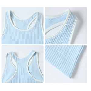 Roregal الربيع والصيف سترة رياضية جديدة مع وسادة الصدر المضادة للصدمات اللياقة البدنية المرأة التخسيس بلا أكمام اليوغا تانك أعلى - Product Image 3