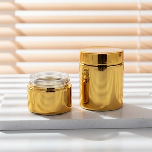 Manufacturer Wholesale Customized 10g 20g 30g 50g Round Wide Mouth Glass <b>Empty</b> <b>Jar</b> With Lids for Hand Body Facial Skincare Cream - Product Image 4