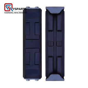 Almohadillas de Goma para Excavadora de Calidad OEM ZX200 ZX210 ZX225 ZX240 ZX270, Zapatas de Goma Atornillables para Excavadora, Repuestos para Excavadora - Product Image 1