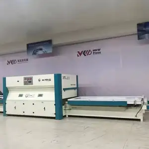 woodworking Furniture produce line HDF/MDF/pvc laminating vacuum press machine with cabinet door