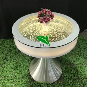 Mesa de mesa redonda brillante para <span class=keywords><strong>club</strong></span> nocturno, fuente de agua, bar led - Product Image 2