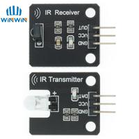 Módulo Sensor Transmisor y Receptor Infrarrojo IR AITEWIN ROBOT 38kHz SMD para Robótica y Bloques de Construcción Electrónicos