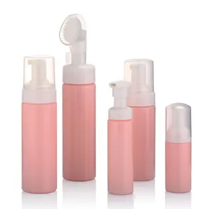 Botol busa merah muda serbuk terlaris kepala pompa gelembung Pembersih Mousse Multi spesifikasi