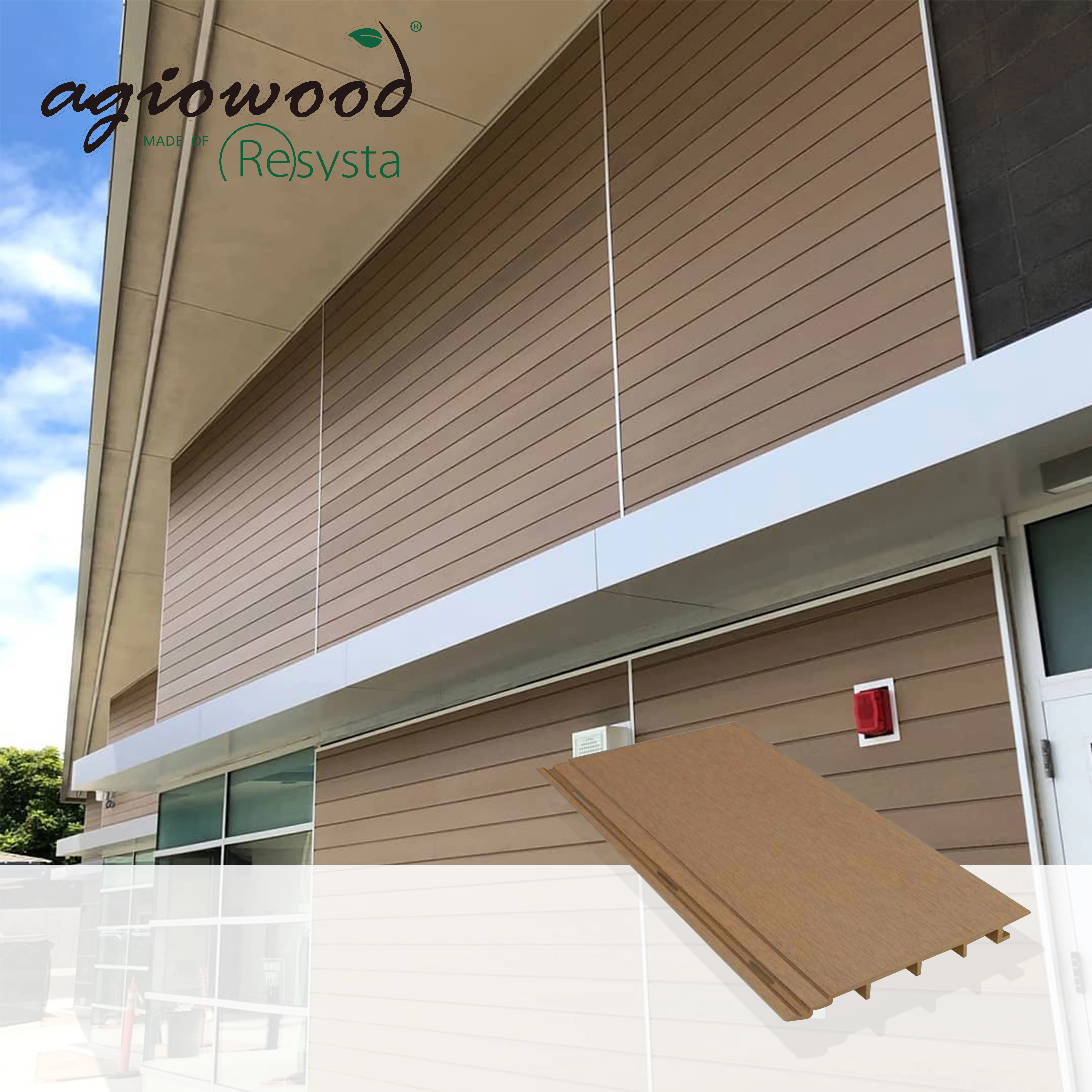 2021 Hot Sale Wooden Look Wall Siding For House External Wall