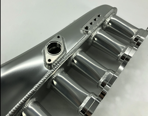 Collettore di Aspirazione in Alluminio Billet 2JZ GTE 90mm con Kit Rail Carburante e Corpo Farfallato per <span class=keywords><strong>Toyota</strong></span> <span class=keywords><strong>Supra</strong></span> MK4 1993-2002 (BK-3122SSET) - Product Image 2
