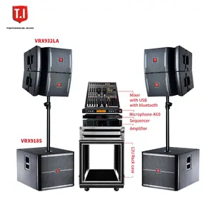 VRX932LA single 12 inch powerful passive line array 18 subwoofer sound audio system T.I Pro Audio speaker