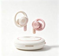 Earphone nirkabel berkualitas tinggi dengan pengisian daya cepat nirkabel, peredam bising aktif, dan mode transparansi.